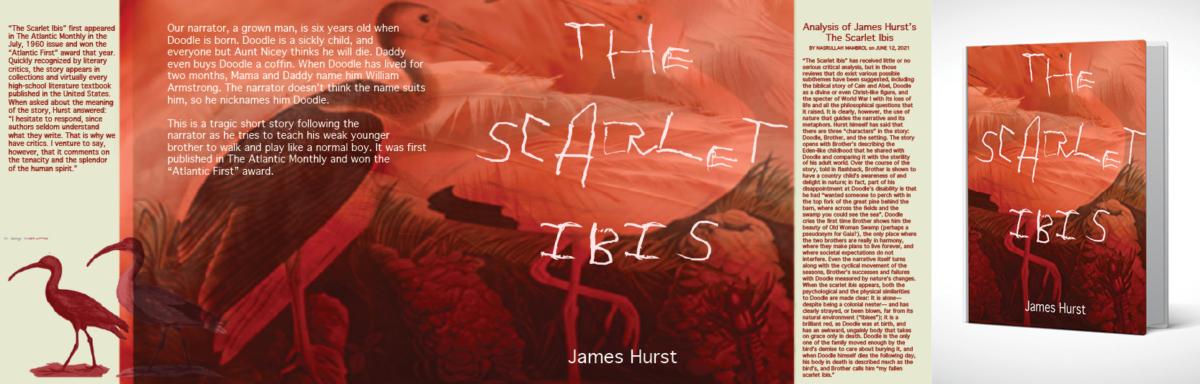 The Scarlet Ibis Cover Design by Isabella Gumbko