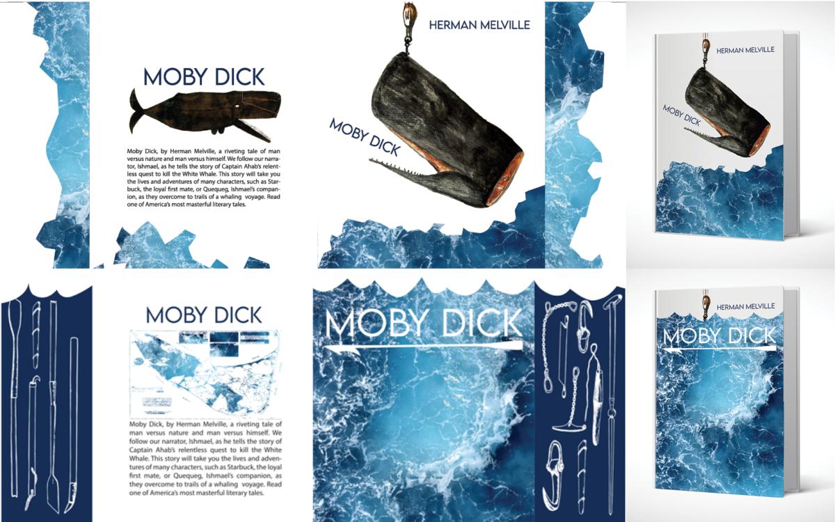 Moby Dick Cover Design by Phil Smaldone